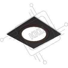 Светильник Ambrella light TN6609 BK черный IP44 GX53 max 15W 110*110*23