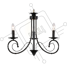 Светильник Ambrella light TR9606/3 BK черный E14/3 max 40W D560*650