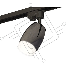 Светильник Ambrella light XT1123012 DCH/SBK/FR черный хром/черный песок/белый матовый MR16 GU5.3 (A2521, C1123, N7160)
