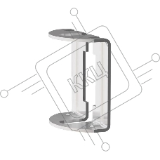 Держатель потолочный EKF dp6070