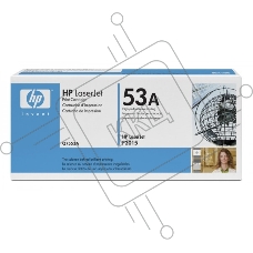 Картридж лазерный HP Q7553A черный для LaserJet P2015 3000 стр.