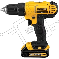 Дрель-шуруповерт DeWalt DCD771D2-KS, Аккумуляторная, 18В, 2 АКБ, Кейс