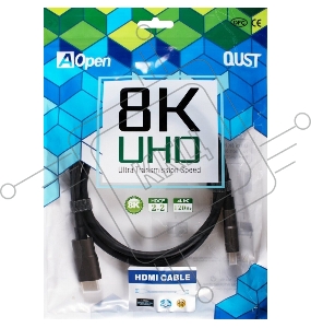 Кабель Aopen HDMI 19M/M,ver. 2.1, 8K@60 Hz 3m Aopen/Qust <ACG863-3M>