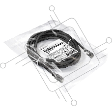 Патч-корд медный ExeGate UTP-RJ45-RJ45-5e-CU-5M-BK, UTP, cat.5e, 5м, черный