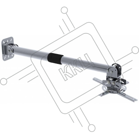Кронштейн для проектора Cactus CS-VM-PR16L-AL серебристый макс.13.6кг настенный и потолочный поворот и наклон