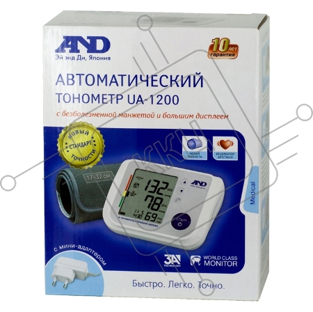 Тонометр автоматический A&D UA-1200