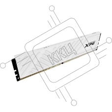 Оперативная память XPG Gammix D35, DDR4, 16GB (1x16GB), 3600MHz, CL18, UDIMM, с радиатором, белый