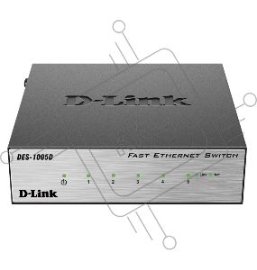 Коммутатор 5-портовый неуправляемый  D-Link DES-1005D/O2B 10/100 Мбит/с