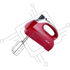 Миксер ручной Centek CT-1118 хром/вишня 350 Вт, 5 скоростей+турбо, взбивание/замешивание