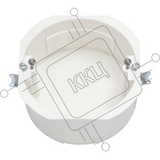 Коробка установочная Bylectrica Коробка установочная 1-местн. с винтами, для гипсокартона, Ø76х40 мм (К-205 исп.1)