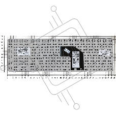 Клавиатура для ноутбука HP Pavilion G6-2000 белая с рамкой