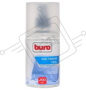 Чистящий набор (салфетки + гель) Buro BU-Gscreen для экранов и оптики 200мл