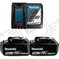 Батарея аккумуляторная Makita BL1016 18В 5Ач Li-Ion (З/У в компл.) (191L74-5)