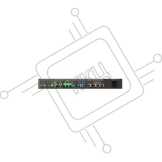 Цифровой аудио процессор Yealink AP08 Dante Digital Signal Processor/2-year AMS 1303097