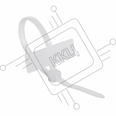 Хомут под маркер nylon 100x2,5 мм 100 шт. белый REXANT