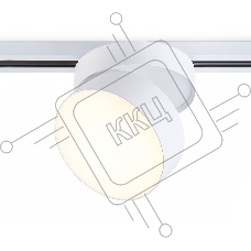 Трековый однофазный светодиодный светильник Ambrella light GL6872 WH белый LED 16W 3000K D115*90