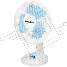 Вентилятор настольный Scarlett SC-DF111S07 38Вт скоростей:3 белый