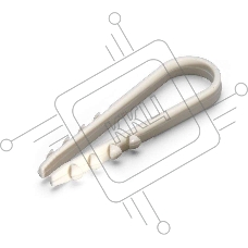 Дюбель-хомут ДХ 19-25 нейлон бел. (уп.100шт) Fortisflex 57551