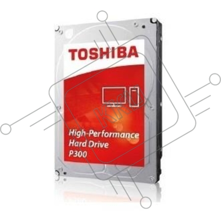 Жесткий диск Toshiba 1Tb 7200rpm HDWD110UZSVA SATA-III P300 64Mb 3.5