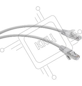 Патч-корд WRline WR-PC-RJ45-FTP-5E-0.3-GY F/UTP общий экран RJ-45 вил.-вилка RJ-45 кат.5E 0.3м серый LSZH (уп.:1шт)