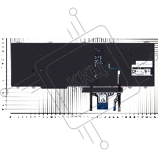Клавиатура для ноутбука Dell Precision 7530 7730 черная с подсветкой