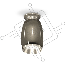Светильник Ambrella Light XS1123040 DCH/PSL черный хром/серебро полированное MR16 GU5.3 (N6903, C1123, N7032)