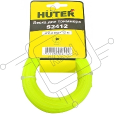 Леска для садовых триммеров Huter S2412 d=2.4мм L=12м для Huter GGT-800S(T)/1000S(T)/1300S(T)/1500S(T) (71/2/12)
