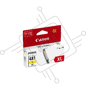 Картридж струйный Canon CLI-481XL Y 2046C001 желтый для Canon Pixma 6140/8140/8540