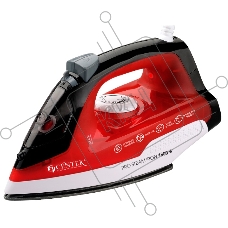 Утюг Centek CT-2347 RED 1800Вт, антипригар. подошва, паровой удар, самоочистка, 200мл