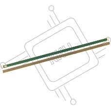 Нагревательный элемент Cet CET291012 для HP CLJ Ent M552/M553/M577