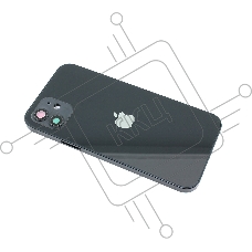 Задняя крышка (корпус) в сборе с рамкой для Apple iPhone 12 черный