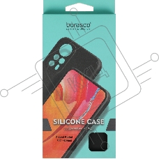 Чехол (клип-кейс) BoraSCO для Xiaomi Redmi 13C Silicone Case черный (72839)