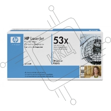 Картридж лазерный HP Q7553X черный для LaserJet P2015 7000 стр.