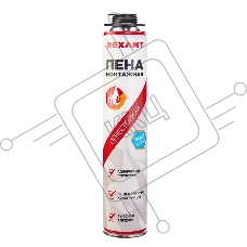 Пена монтажная огнестойкая для пистолета 65 л 780г REXANT
