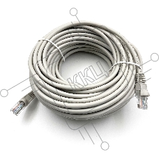 Патч-корд Buro UTP cat5E 20м серый RJ-45 (m)-RJ-45 (m)