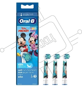 Насадка для зубной щетки MICKEY EXTRA SOFT  3PCS ORAL-B