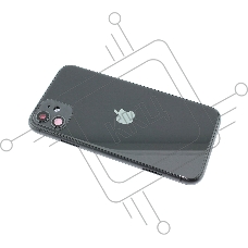 Задняя крышка (корпус) в сборе с рамкой для Apple iPhone 11 черный