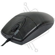 Мышь проводная A4Tech OP-620D черный, 1000 dpi, USB, кнопки - 4