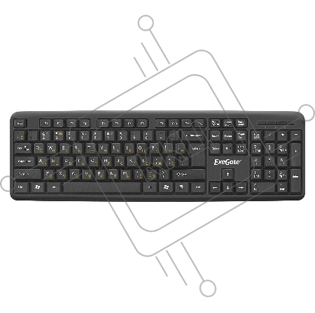 Комплект ExeGate EX287139RUS Professional Standard Combo MK120-OEM (клавиатура влагозащищенная 104кл. + мышь оптическая 1000dpi, 3 кнопки и колесо прокрутки; USB, длина кабелей 1.3м, черный, ОЕМ)