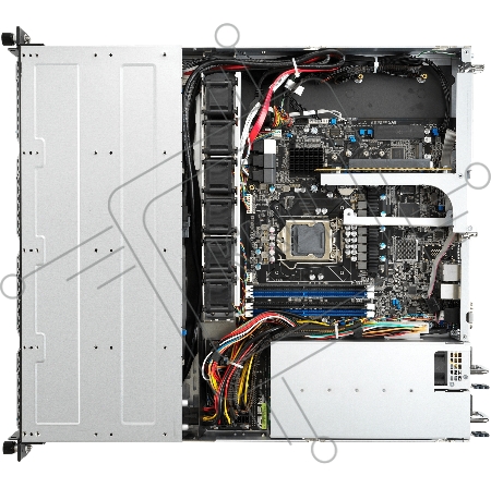 Платформа Asus RS300-E11-RS4 1U, LGA1200, 4xDDR4, 4x3.5 (1xSFF8643, 2xOcuLink on the backplane,), DVDRW, 2x1GbE, 1xM.2 SATA/PCIE 2280, optional ASMB10-iKVM, HDMI (from CPU), 2x450W
