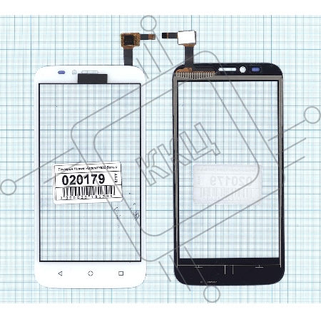 Сенсорное стекло (тачскрин) для Huawei Ascend Y625, белое