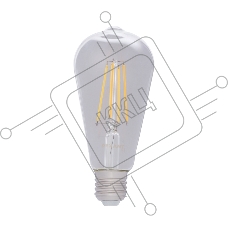 Лампа светодиодная филаментная Rexant Груша ST64 11.5 Вт 1380 Лм 2700K E27 прозрачная колба