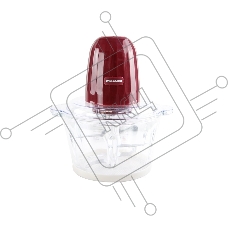 Измельчитель Willmark WMC-7088 (500Вт., стекл. чаша 2л., двойн. лезвия., рез. основание) пурпурный