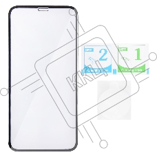 Защитное стекло для экрана Digma для Apple iPhone X/XS/11 Pro 3D 1шт. (DGG3AP11PA)