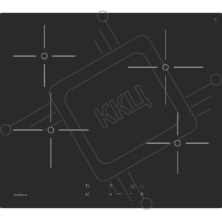 Варочная поверхность Darina PL E323 B черный