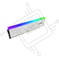 Оперативная память XPG Spectrix D35G, DDR4, 16GB, 3200MHz, CL16, UDIMM, с радиатором, RGB, белый