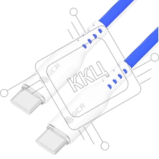 Кабель 1.0m Type C-C POWER DELIVERY 18 W, быстрая зарядка, ТРИКОЛОР Россия, AL case белый, белый ПВХ, GCR-54961
