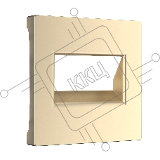 Накладка для двойной розетки Еthernet RJ-45 (шампань)