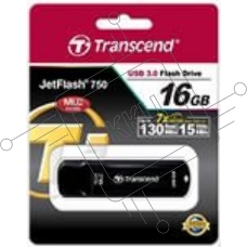 Флешка USB R/W Transcend 16Gb Jetflash 750 TS16GJF750K USB3.0 черный