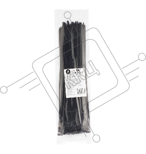 Стяжки NYT-300x3.6B пластиковые 300 мм х 3.6 мм, чёрные (100 шт.)